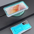 thumbnail image 3 of FITO For Samsung Galaxy S21 5G Case, Full-Body Phone Case with Kickstand (Blue), 3 of 8
