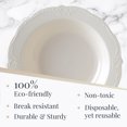 thumbnail image 6 of DISPOSABLE PLASTIC BOWLS | 12 oz - 20 PC | Vintage Collection | Cream, 6 of 6