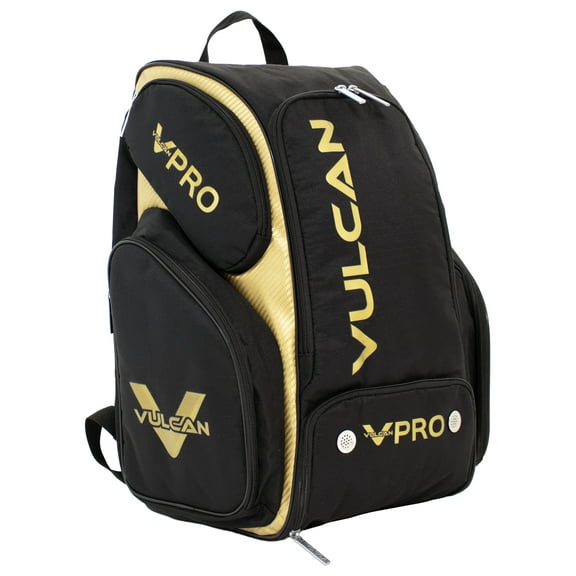 Vulcan VPRO Pickleball Backpack (Black & Gold)