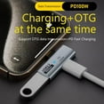 thumbnail image 5 of USB Type-C 10Gbps OTG 2-in-1 Adapter with 100W PD Charging for Steam Deck and TV, Connects USB Devices and Ensures Fast Charging, Zinc Alloy Shell, 5 of 9