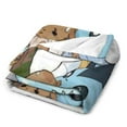 thumbnail image 3 of Anime Pokemon Blankets Eevee Throw Blanket 30"*40"（76*100cm） Eevee Merch for Kids, 3 of 8