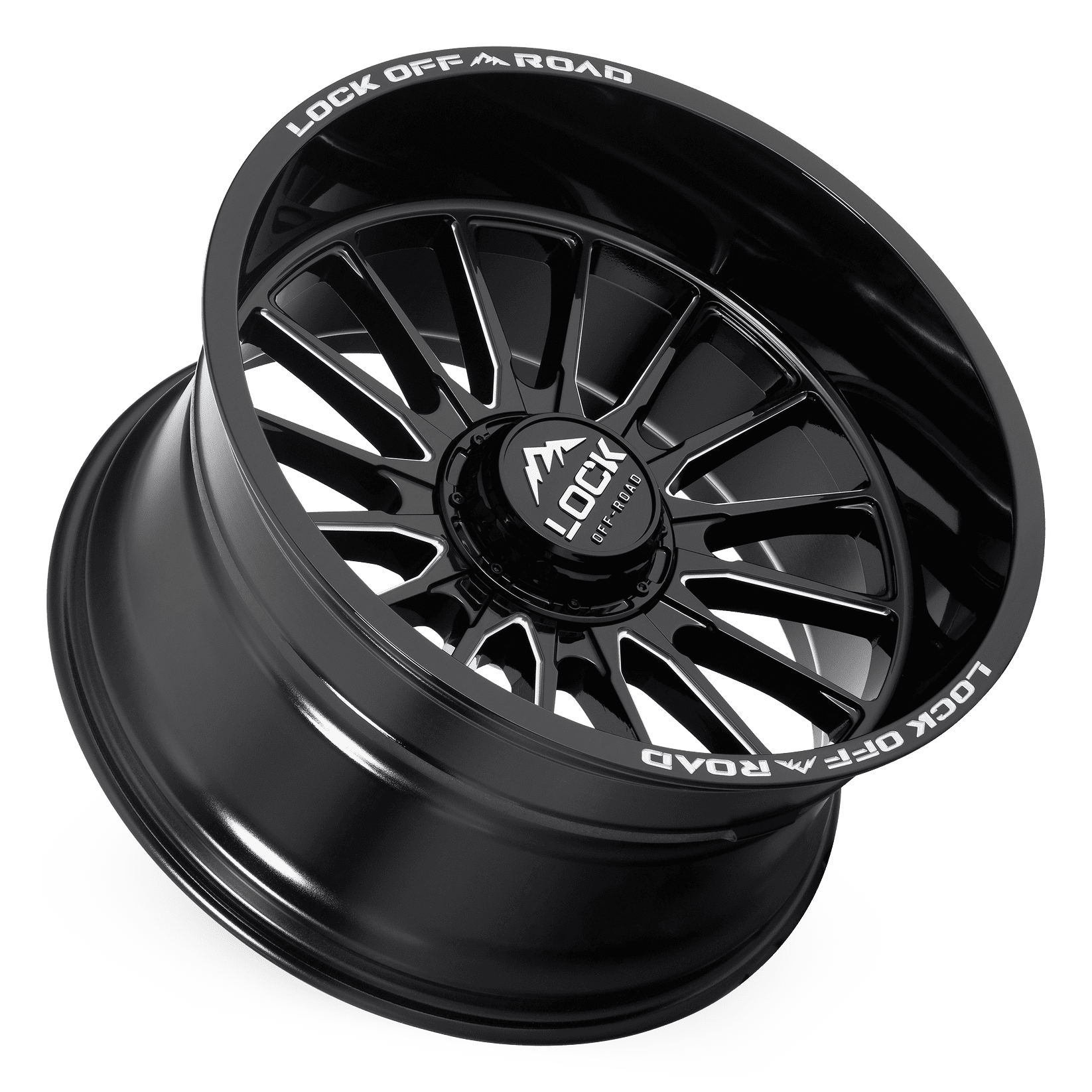 Lock Off-Road Lock Extreme Striker Gloss Black Milling 10-22