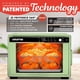 thumbnail image 3 of Gourmia Horno freidora de aire digital con puerta francesa - Capacidad XL 37QT, 12 preajustes, tecnología FryForce 360, deshidratación, prueba, cocción lenta, se adapta a 13 pizzas, 1700 W, verde, 3 of 9
