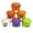 6pcs, variant on Dserhfy Mini Halloween Candy Bucket Spooky Ghost Pumpkin Candy Bucket Plastic Candy Bowls with Lid And Handle for Trick or Treat Halloween Party Favors