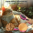 thumbnail image 6 of 2PCS Pet Grooming Tools - Double-Sided Brush for Shedding and Bathing, Suitable for Short/Long Haired Dogs Cats and Horses, Deshedding Dog Brush, Mane & Tail Combs for Horses - Pet Supplies,Pink, 6 of 8