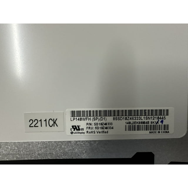Laptop panel screen LP140WFHSPD1 -5D10Z46334 14 inch 1920x1080 Full HD LCD Non-Touch Display