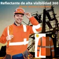 thumbnail image 4 of Camisas Para Hombre Reflectante Respirable Ropa De Trabajo, 4 of 8