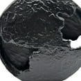 thumbnail image 3 of Bergamo Art 13" Decorative Handmade Aluminum Earth Inspired Flower Vase in Black, 3 of 6