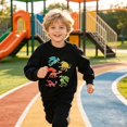 thumbnail image 5 of Gerichy Toddler Sweatshirt Kids Pullover Sweatshirts Boys Dinosaur Print Crewneck Long Sleeve Shirts Athletic Casual Tops 2T-12T, 5 of 6