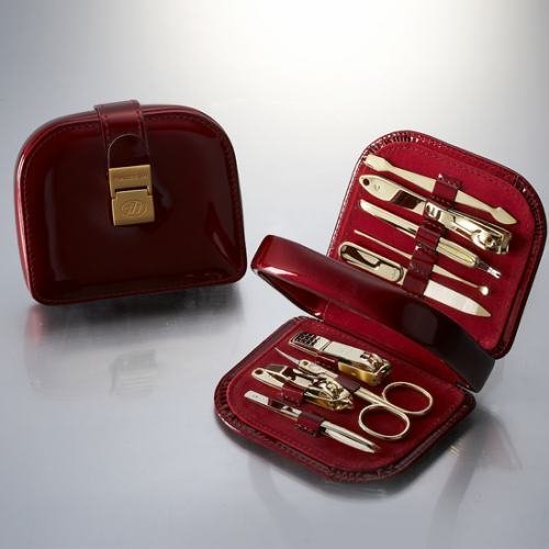 World No. 1, Three Seven 777 Travel Manicure Pedicure Grooming Kit Set (Total 9 PC, Model: TS-8010G),Personal Nail care, Stainless steel- Made in Korea, Si