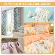 Koala Sublimation Paper Roll 24 x 110 Ft for Inkjet Sublimation Ink Printer Heat Transfer Fast Dry 105gsm , 24x110 Roll Sublimation Paper for Epson