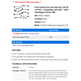 thumbnail image 2 of Front Control Arm and Sway Bar Link Kit 10 Piece - Compatible with 2003 - 2005 Volkswagen Passat FWD 2004, 2 of 2