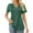 Z4-Green, variant on Yigetop T-Shirts for Women Womens T Shirts V Neck Summer Short/Long Sleeve Cotton Tops Tees Women's T-Shirts A L