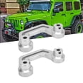 thumbnail image 4 of Windshield Light Bracket, Hood Light Mount Scratch Proof Anodized Aluminium Alloy Stable Support With Sliding Rail For Car Silver, 4 of 8