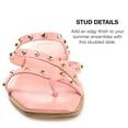 thumbnail image 3 of Journee Collection Womens Fanny Tru Comfort Foam Slide Low Block Heel Sandals, 3 of 6