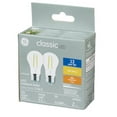 thumbnail image 3 of (12 bulbs) GE classic LED A15, 3.5 watt, 300 lumen 40 watt replacement, Dimmable, medium base, soft white 2700K Ceiling Fan Light bulb, 3 of 3