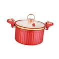 thumbnail image 2 of Olla de presión micro de 8 l, olla de cocción lenta, utensilios de cocina, fácil de limpiar, con tapa, olla a presión para estofado, olla para fideos, 2 of 8