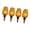 Oranges color, variant on Automatic Drip Irrigation Systems Bottles Shape Plant Watering Stakes Drip Irrigation Watering Device For Balcony Plant