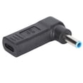 thumbnail image 2 of Adaptador de tipo C a CC, conector hembra a macho de 4,5 x 3 mm, conector PD en ángulo recto, dispositivo de carga para portátiles HP., 2 of 14