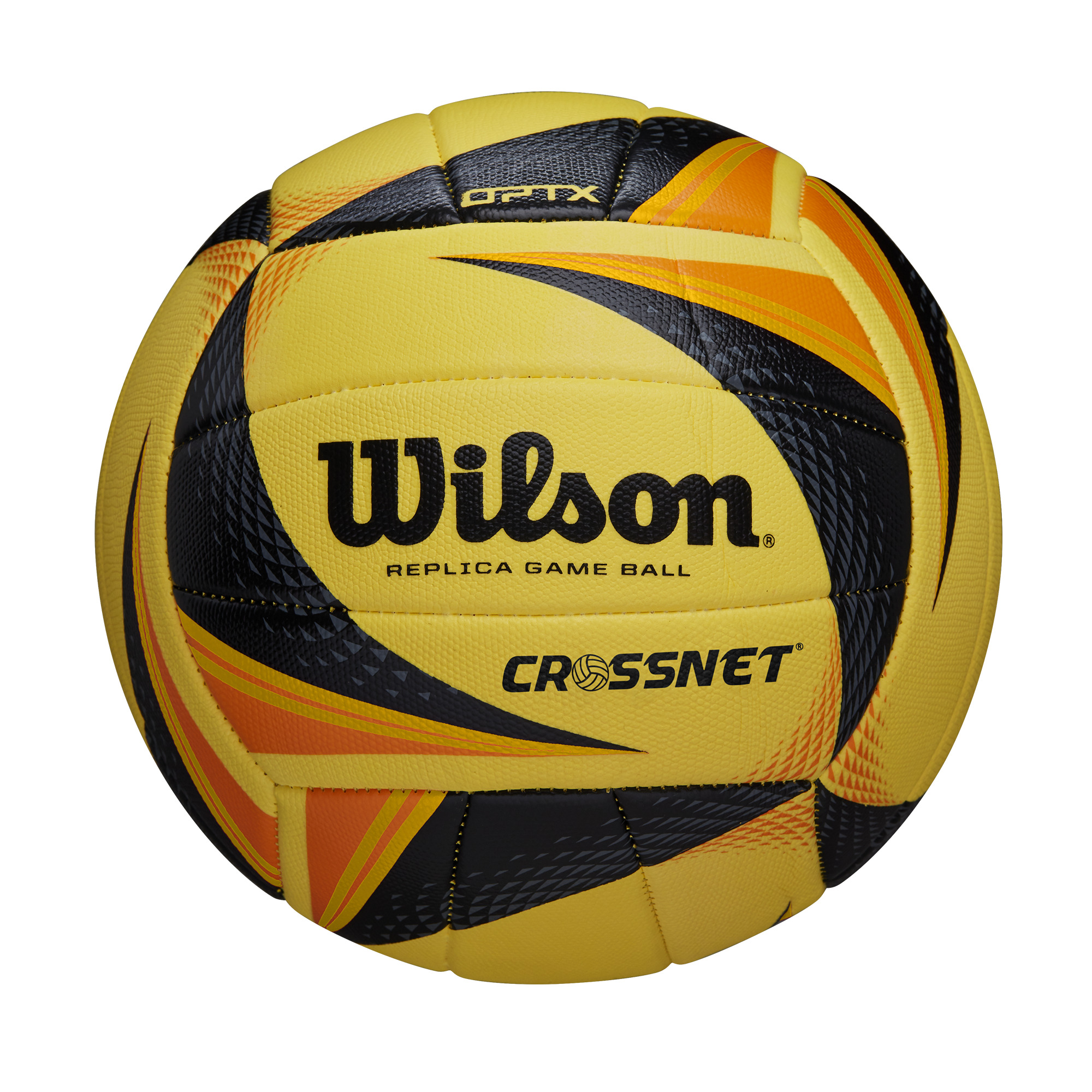 Wilson AVP OPTX Replica Volleyball, Yellow/Black