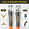 thumbnail image 4 of KOTTO Heavy Duty Expandable Garden Hose, Lightweight Water Hoses for Outside, Leak-Proof, Orange, 50ft, 4 of 5