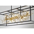 thumbnail image 6 of Design Living 8-Light Black Chandelier With Gold Branch And Clear Crystal Accents, 6 of 6