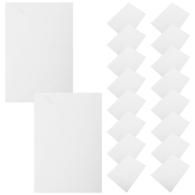 20 piezas de papel antiadherente de doble cara para dibujos de puntos, suministros y accesorios de pintura para proyectos de bricolaje y reemplazo de papel de archivo A4