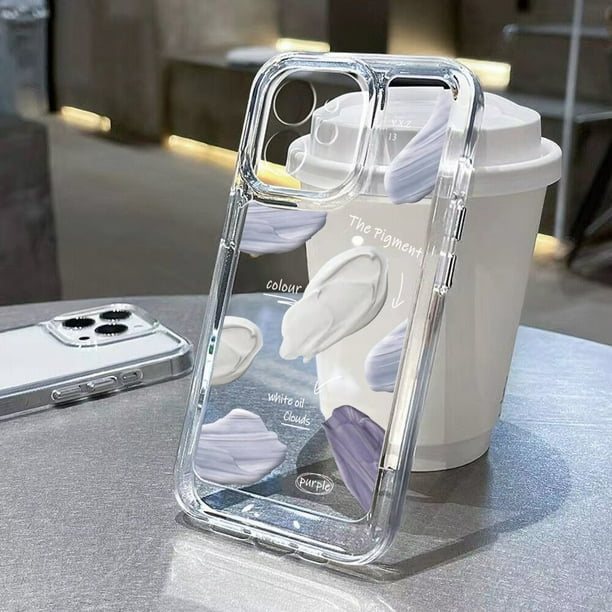 Funda de flores para Samsung A54 5G, Fundas para Samsung Galaxy A53, S22, S21, S20 FE, A13, A34, A71, S23 Ultra, A33, A52, cubierta transparente de silicona qiuyongming unisex
