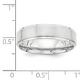 thumbnail image 2 of 14K White Gold Standard Comfort Fit Fancy Band Ring Size 9, 2 of 5