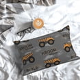 thumbnail image 5 of Yiaed Construction Machines Print Brushed Microfiber Envelope Pillowcases, Standard,Envelope Closure Pillow Cases(No pillow core)-16"x24", 5 of 6
