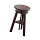 thumbnail image 4 of Taburete de bar de madera con altura ajustable para galería y cocina. Nuez, 4 of 9