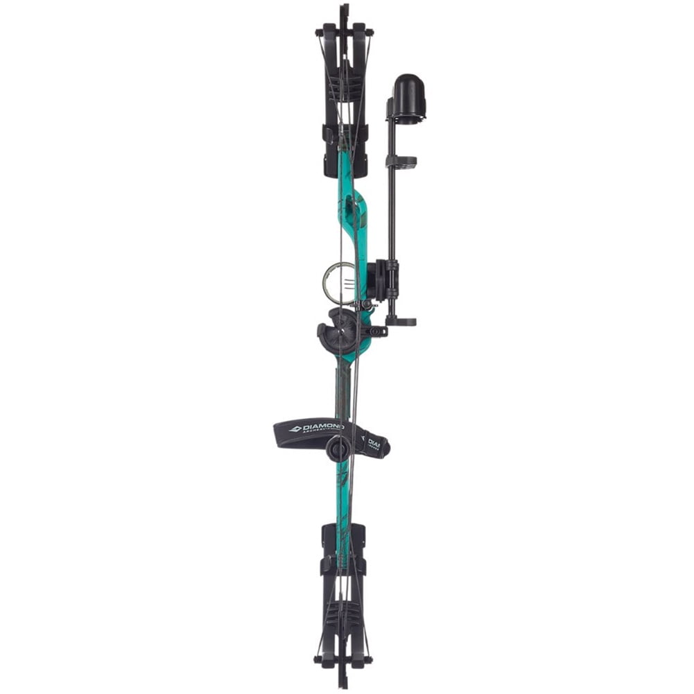Diamond Edge XT Compound Bow Package Right Hand 70 lb Teal Country Roots