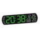 thumbnail image 4 of Reloj despertador digital, reloj de escritorio, práctico, electrónico, inteligente, multiusos. Verde, 4 of 9
