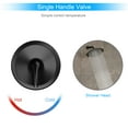 thumbnail image 5 of Shower Faucet Set with Tub Spout,Dual Function Shower Trim Kit(Rough-in Valve Included) with 10 Inch Shower Head,Black Rain Mixer Shower System Wall Mounted Rainfall Shower Combo Set, 5 of 8