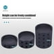 thumbnail image 3 of Inteprter Almohadillas portátiles antivibración para lavadora, 4 Uds., soportes para lavadora, Protector de suelo resistente al desgaste, Almacenamiento y organización del hogar, 3 of 6