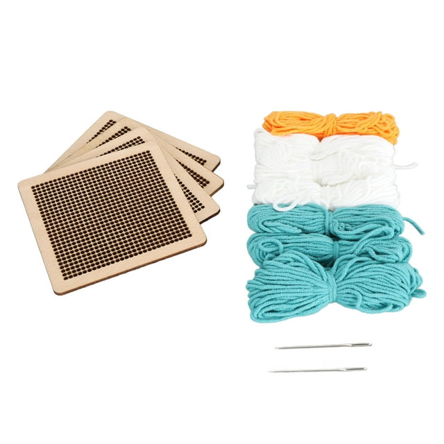 Juego De Costura Para Principiantes Con Punto De Aguja, Kit Para Principiantes De Puntadas De 4 Piezas
