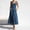 Blue, variant on Women Summer Dresses Suspender Distressed Casual Style Button Denim Long Dress Dress Women Chiffon Summer Dress Shirt Dress Womens High Waist Dresses Casual Ruffle Dresses for Women Women Summer