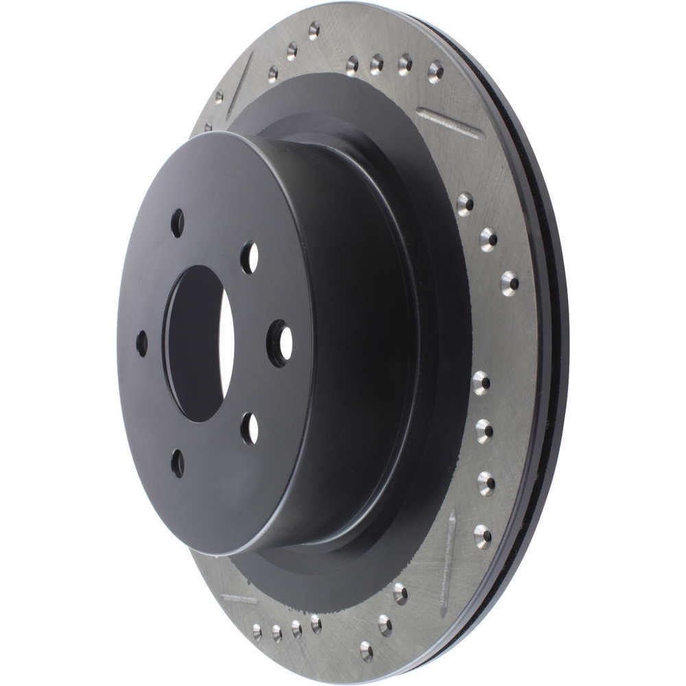 StopTech 06-07 350Z / 05-07 G35 / 06-07 G35X SportStop Slotted & Drilled Rear Right Rotor Fits select: 2009-2014,2016-2023 NISSAN MAXIMA