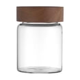 thumbnail image 1 of Tauxra Borosilicate Glass Food Storage Jars With Maple Wood Lids For Kitchen Coffee Tea Dry Goods Storage, 1 of 8