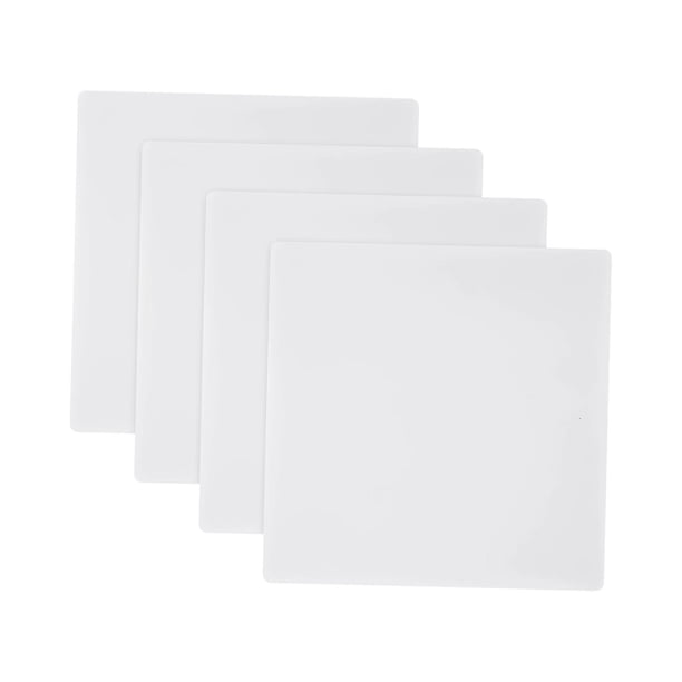 Juego de cuatro tapetes de corte de doble cara antideslizantes para máquinas de coser y acolchado. 254 cm x 254 cm