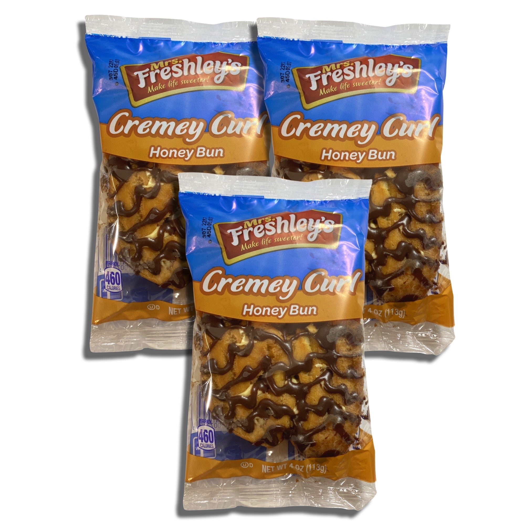 Mrs. Freshley's Creamy Chocolate Honeybuns Value Pack   18 Pack