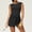 Black, variant on Top-kevin Womens Tank Tennis Golf Dress with Built-in Bra Shorts Cross Backless Twist Front Hem Athletic Dresses