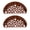 Brown, variant on Rupoun 2 Pcs Shrimp Hide Sturdy Plastic Spacious Cave with Holes for Fish Tank Aquarium Decor Accessory, Small Fish Shelter Habitat, 6.3 inches / 16 cm, Brown