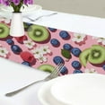 thumbnail image 4 of Yayeee Table Runner 70 inches Long Home Kitchen Dinning Party Decoration, Pink Kiwi, 4 of 7