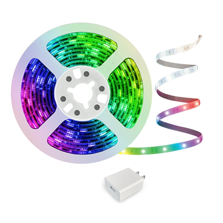 Light Lighting, Wifi Modern Indoor LED Energizer 6.5ft and Multi-White Smart Strip, Control Multi-Color Voice