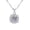 Zircon, variant on 's original 925 sterling silver baguette pendant necklace features 1 carat of lab-grown diamonds. This simple and elegant clavicle necklace makes the perfect gift.