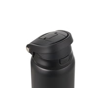 TAL 32oz Stainless Steel 2-in-1 Water Bottle with Straw and Chug Lid, Black