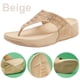 thumbnail image 5 of Sandalias Tanga para Mujer Chanclas Con Diamantes Imitación Transpirables Informales Viajes Al Aire Libre, 5 of 9