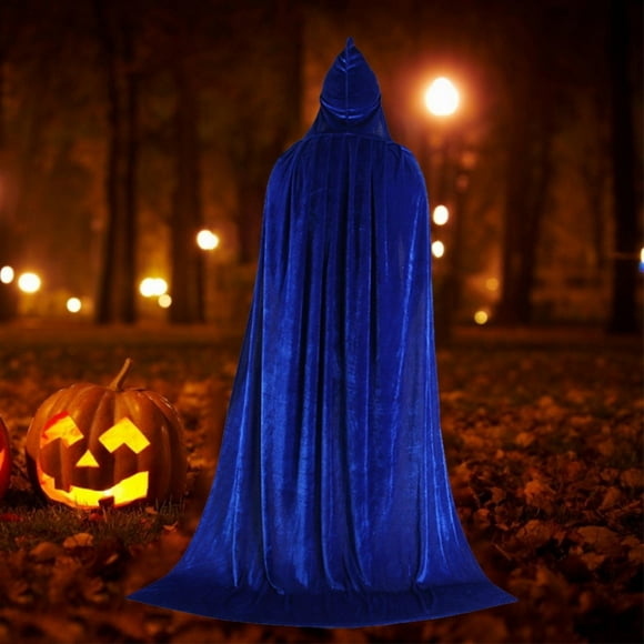 Halloween Cosplay Long Hooded Cloak Cape Sturdy for Christmas Fancy Cosplay 170cm