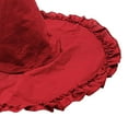 thumbnail image 4 of Wizard Wide Brim Headgear Pointed Top for , red, 35cm, 4 of 6